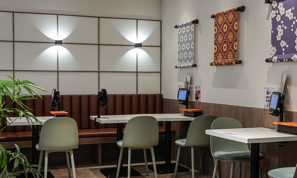 솥밥전문점 좌석