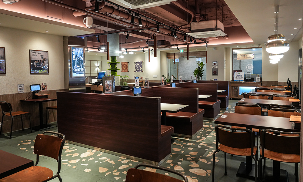 솥밥전문점 내부