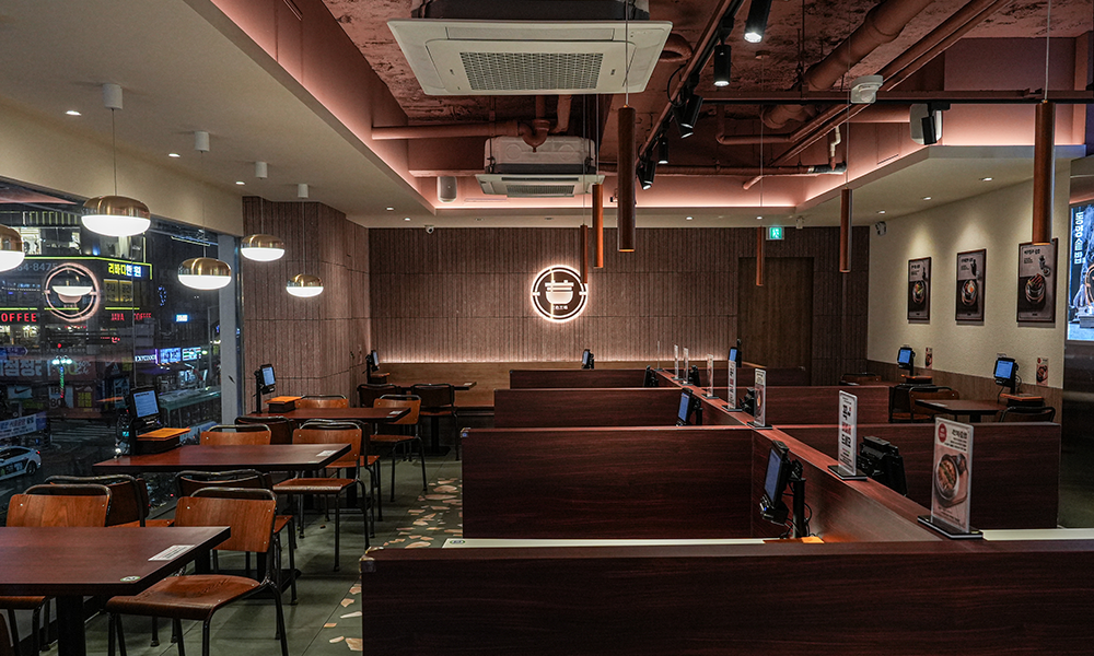 솥밥전문점 공간